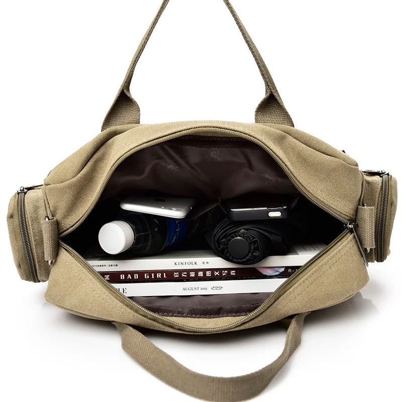 Sac Bandoulière Épaule Le Nomade pour Homme en Toile