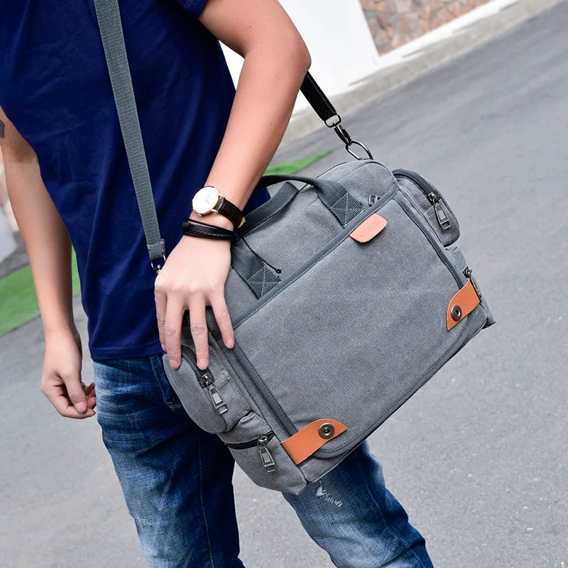Sac Bandoulière Épaule Le Nomade pour Homme en Toile