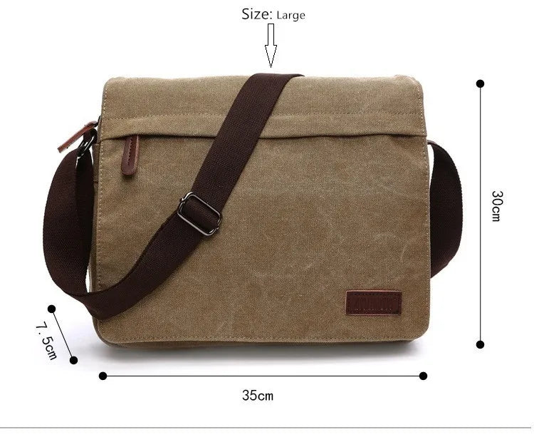Sac Bandoulière Épaule Vintage Homme
