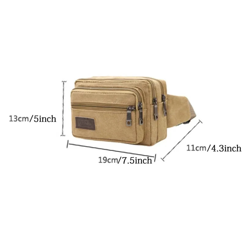 Sac Banane carré pour homme
