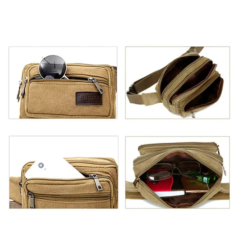 Sac Banane carré pour homme