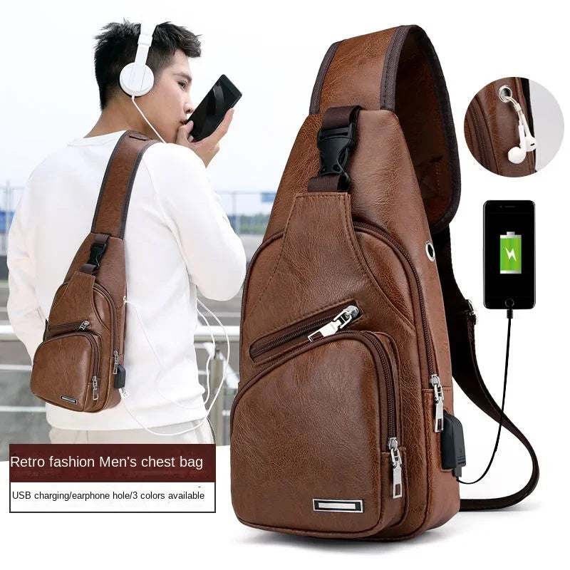 Sac de Poitrine Compact Luxe-homme